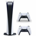 CONSOLE DE JEUX SONY PLAYSTATION 5 EDITION DIGITALE AVEC 2 MANETTES